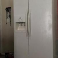 White two side by side fridge for sale in Bandera TX by Garage Sale Showcase member Rose.garcia71@yahoo.com, posted 07/16/2019