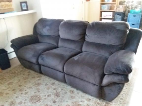 Bob's Furniture Sofa Recliner Memory Foam for sale in Somerset NJ