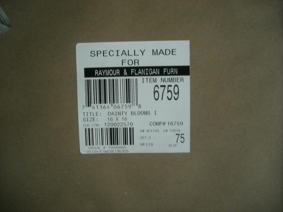 Dainty Blooms Wall Art Set of 2.