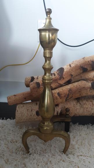 Brass Andirons