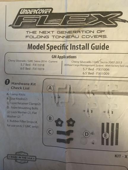Undercover Folding Tonneau cover