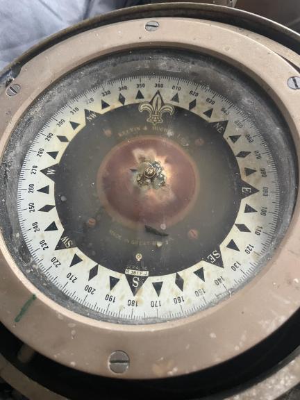 Vintage brass binnacle for sale in Norwood PA