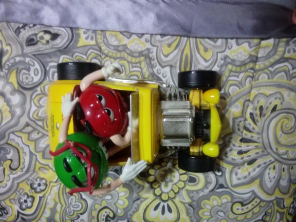 Assorted M&m table decorations