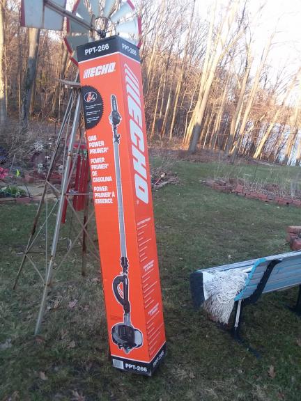 new echo ptt-266 gas powered pole saw