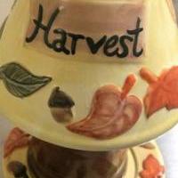 Fall, Harvest, Autumn Candle Topper & Plate for sale in York PA by Garage Sale Showcase member GaragesaleBonnie, posted 01/15/2018