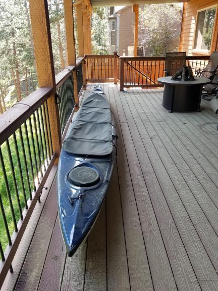 Eddyline Shasta Tandem Kayak - Blue