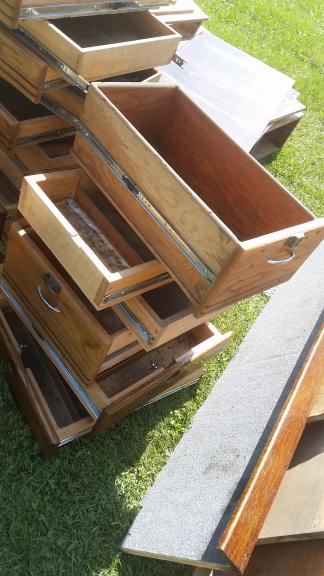 Shelving out of tool truck nice for sale in Carey OH